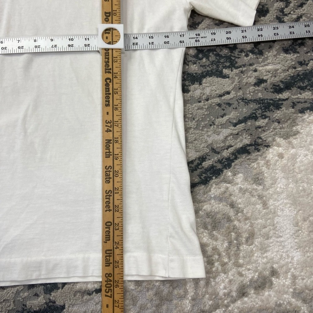PLAY Comme des Garçons Vintage Y2K White T-Shirt RARE Three Stripes Men's S - Picture 4 of 7